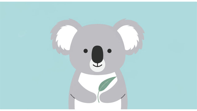 Cute Koala Bear Australian Native Animal.
