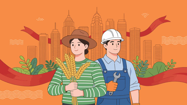 2026 year of Labor Day design elements