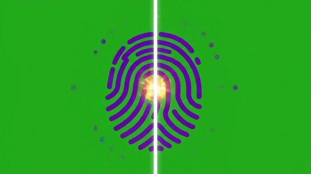Biometric Fingerprint Scan.