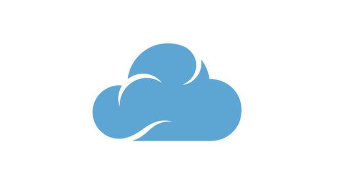 Cloud Icon Weather Symbol.