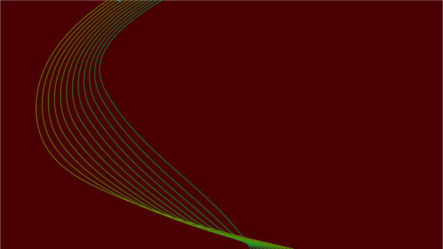 abstract background with red wave