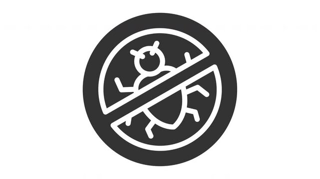 Animated antivirus icon