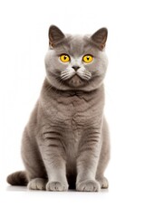 Fototapeta premium British shorthair cat animal mammal pet.
