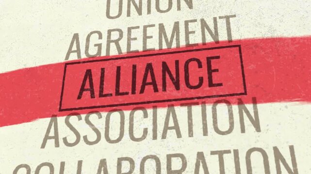 Alliance 3D Scrolling Title Animation