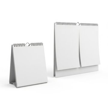 Modern desk calendar with minimalist design