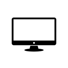 Fototapeta premium Modern computer monitor on stand