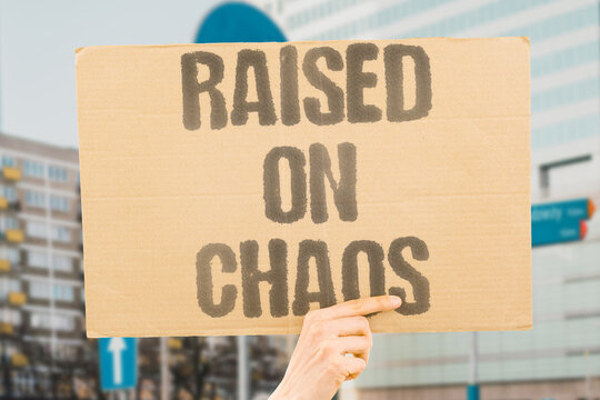 "Raised On Chaos" A generation shaped by constant instability finds normalcy unfamiliar. CHAOS. GEN. YOUNG. SCREEN. REAL.