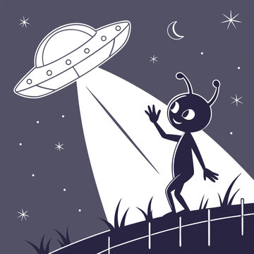 silhouette of a friendly alien waving with antenna (1)(1)