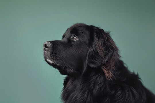Newfoundland dog spaniel animal mammal.