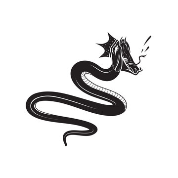 black snake tattoo
