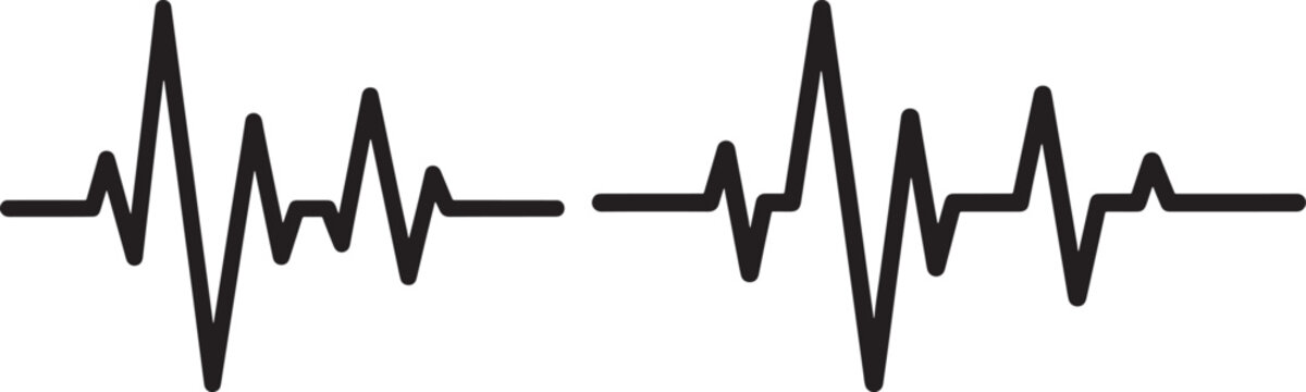 Electrocardiogram heartbeat line graphs with heart rate vital sign heartbeat illustration abstract analysis cardiology electrocardiograph electronic emergency epilepsy healthcare hospital