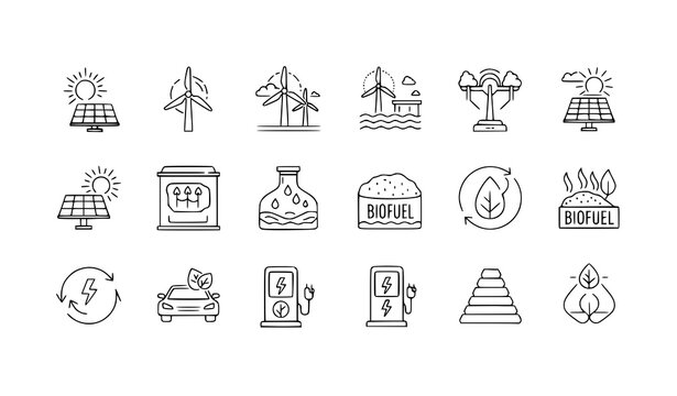 Beverage icons - coffee tea hot drinks preparation coffee maker french press coffee beans