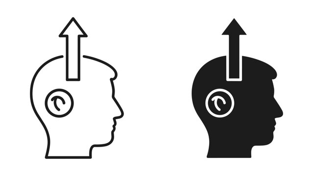 Molecular network chemistry structure icon set