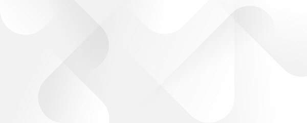 Obraz premium Abstract pattern white geometric banner design background.