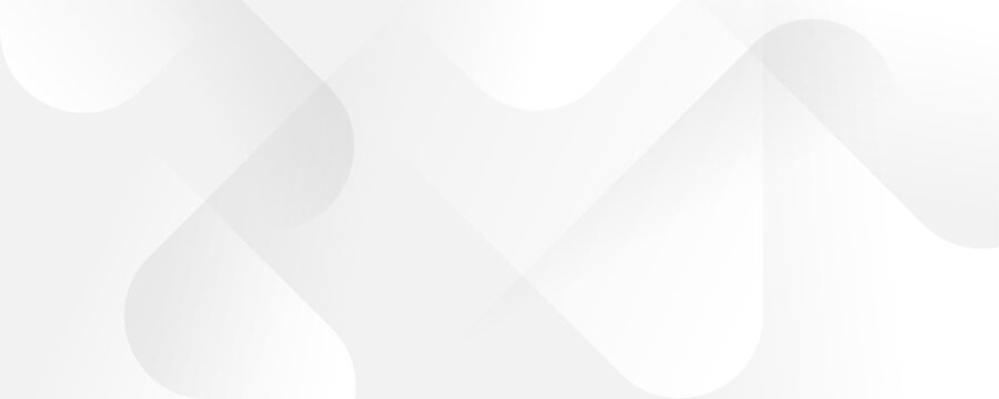 Abstract pattern white geometric banner design background.