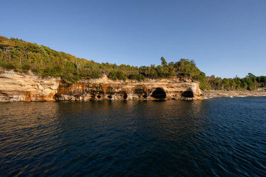 Caves of All Colors at Pictured Rocks National Lakeshore in Michigan