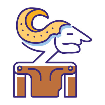 This Shadow puppet icon is suitable for Indonesian Culture, etc