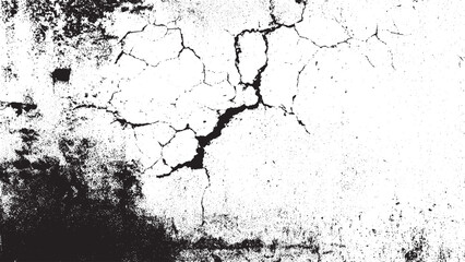 Fototapeta premium Grunge wall texture with cracked surface detail. Abstract cracked wall background with rough texture. 