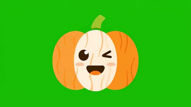 Cute Pumpkin Character.