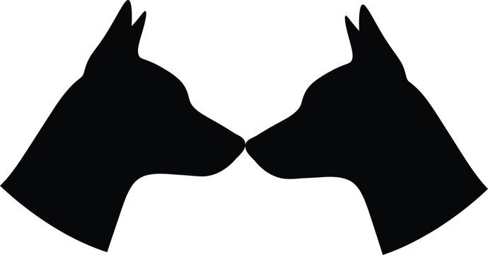 Dog Silhouette Vector	