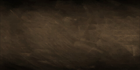 Empty dark grunge concrete wall background with aged paper texture and vintage blackboard pattern for blank textured backdrop design © Faysal