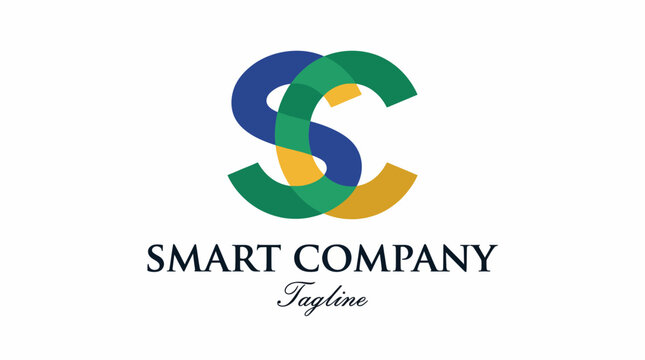 A modern logo design composed of interlocking letters 'SC' in vibrant colors, representing intelligence, innovation, and forward-thinking solutions for businesses.