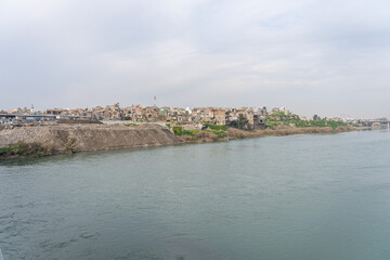 Obraz premium View of the old city of Mosul, Iraq