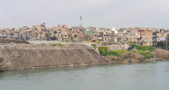 View of the old city of Mosul, Iraq