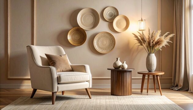Elegant living room interior design