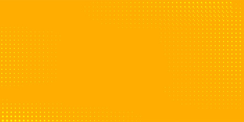 Fototapeta premium Yellow halftone pattern. Retro comic gradient background geometric elegant modern futuristic art