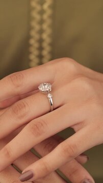 Diamond Turn round fancy silver engagemenet and party ring with beautyful ledy 