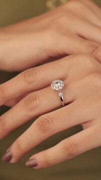 Diamond Turn round fancy silver engagemenet and party ring with beautyful ledy 