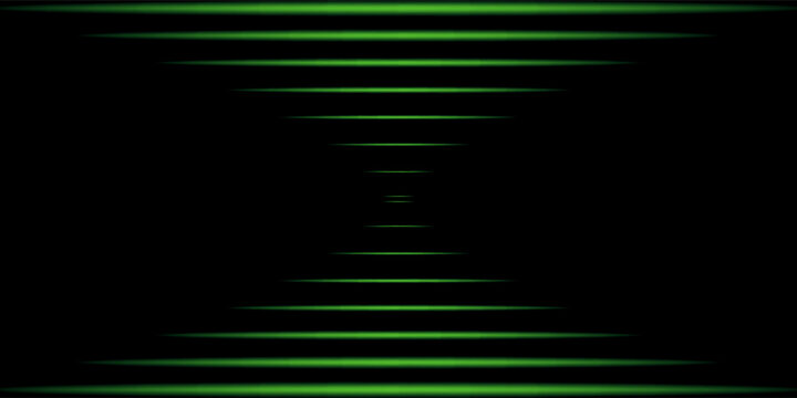 Futuristic black background with neon green perspective lines. Cyberpunk digital floor design for gaming, technology, and electronic dance music (EDM) posters.