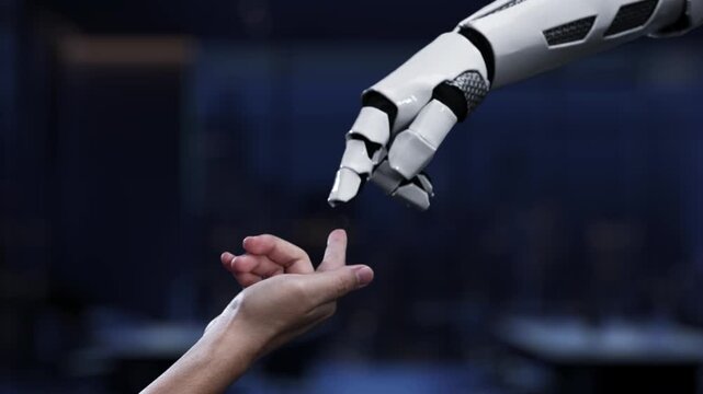 A robotic hand approaches a glowing globe symbolizing compliance, highlighting regulations and standards in a modern business environment for digital governance and strategy. Synapse