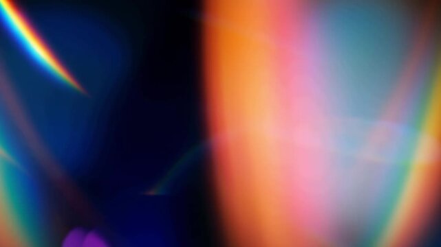 Luminous Prism Light Rays Ethereal Gradient Abstract Motion Graphic