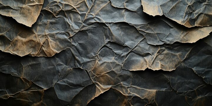 A close-up view of a rugged rocky surface with rough texture and earthy tones