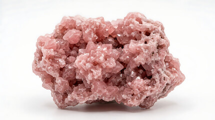 Obraz premium Vibrant Pink Mineral Crystal Cluster Specimen Showcasing Earth's Exquisite Natural Art