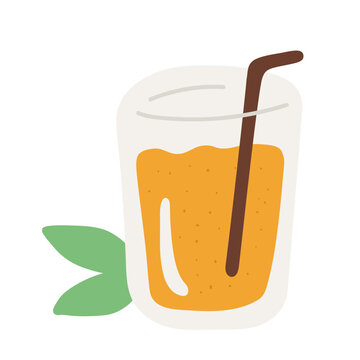 juice hand drawn vector illustration