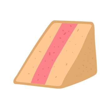 mango dessert hand drawn vector illustration