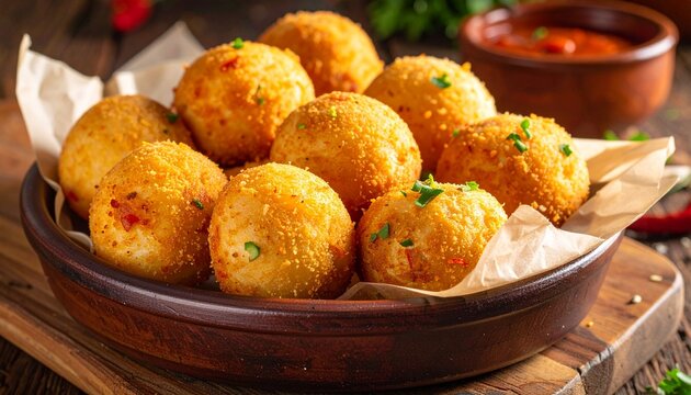 Brazilian street food Acaraj&eacute;