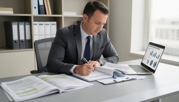 Consultant scrutinizing nonprofit insurance renewals emphasizing compliance with regulatory coverage limits and exclusions.