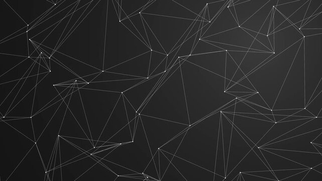 Animated background of lines and dots