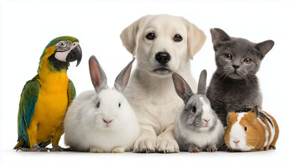 Fototapeta premium group of cats