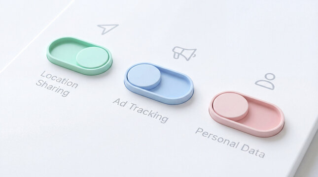 Control your digital privacy with simple toggles