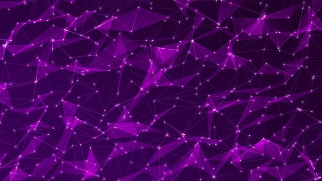 Animated background of lines and dots