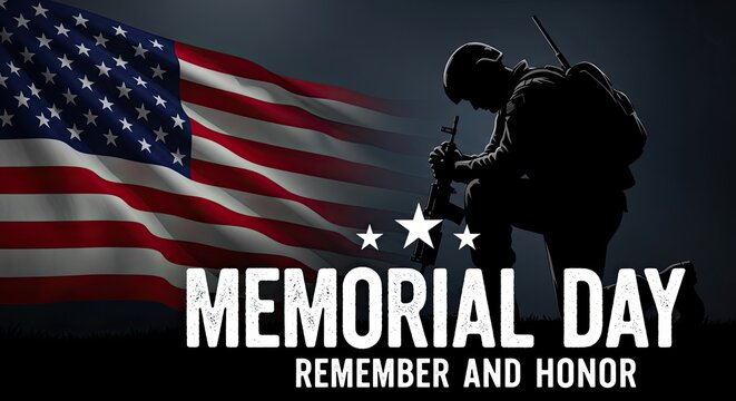 Honoring heroes a powerful memorial day image reflecting remembrance sacrifice and american patriotism