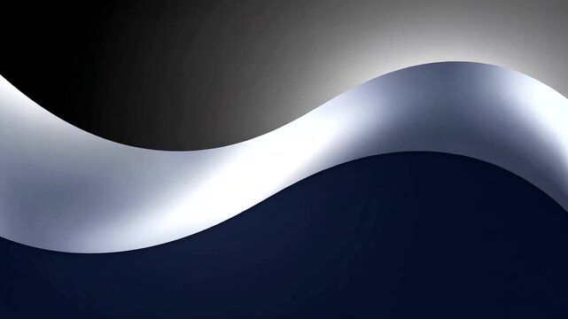 Abstract wave design with a dark blue bottom and dark gray gradient at the top