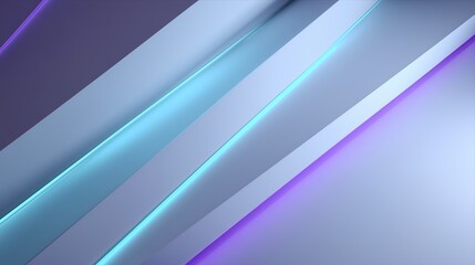 Obraz premium Abstract Futuristic Technology Background With Diagonal Glass Neon Layers Representing Digital Interface Surface Modern Corporate Innovation Gradient Environment For Tech Presentation Design