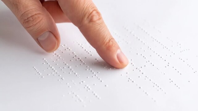 Finger Tracing Braille: Exploring Tactile Literacy and Communication