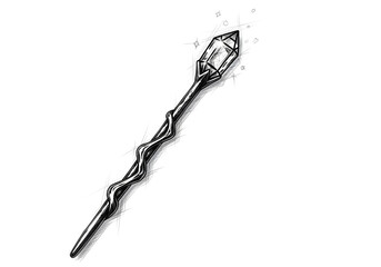 Obraz premium Silver wire whisk with geometric handle isolated on white background for kitchen and baking